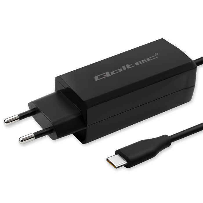 Qoltec 52419 65W GaN Super Fast Charger 5-20V 3-3.25A USB-C 3.1