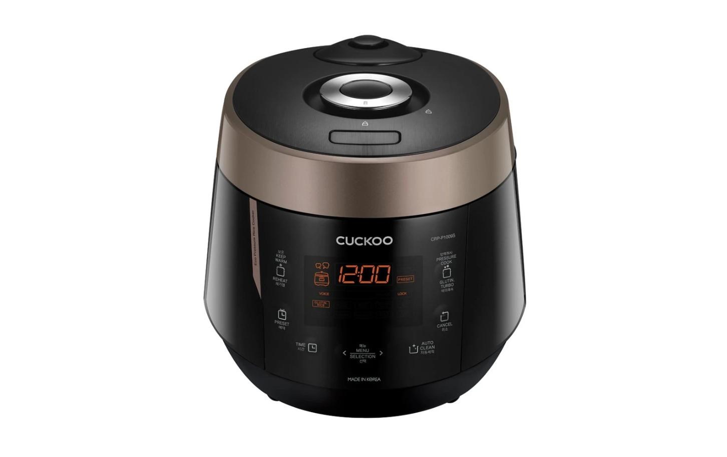Cuckoo Reiskocher 1.80l CRP-P1009S Digitaler Dampfdruck