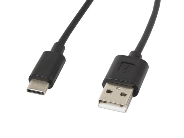 Lanberg CA-USBO-10CC-0018-BK USB cable USB 2.0 1.8 m USB A USB C 0.48 Gbit/s Black