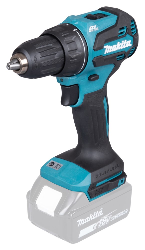 Makita DDF490Z Drill 1900 RPM Keyless 1.7 Kg Blue Black