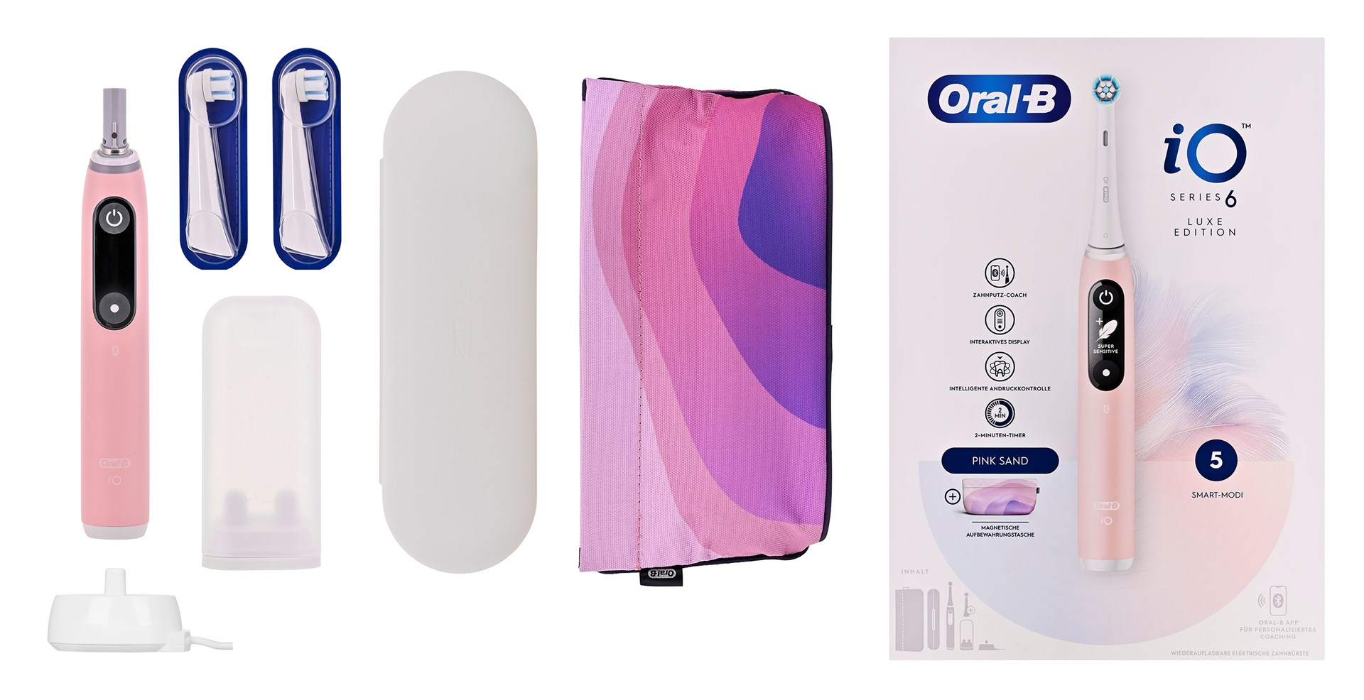 Oral-B IO Series 6 Pink Sand Luxe Edition Electric Toothbrush