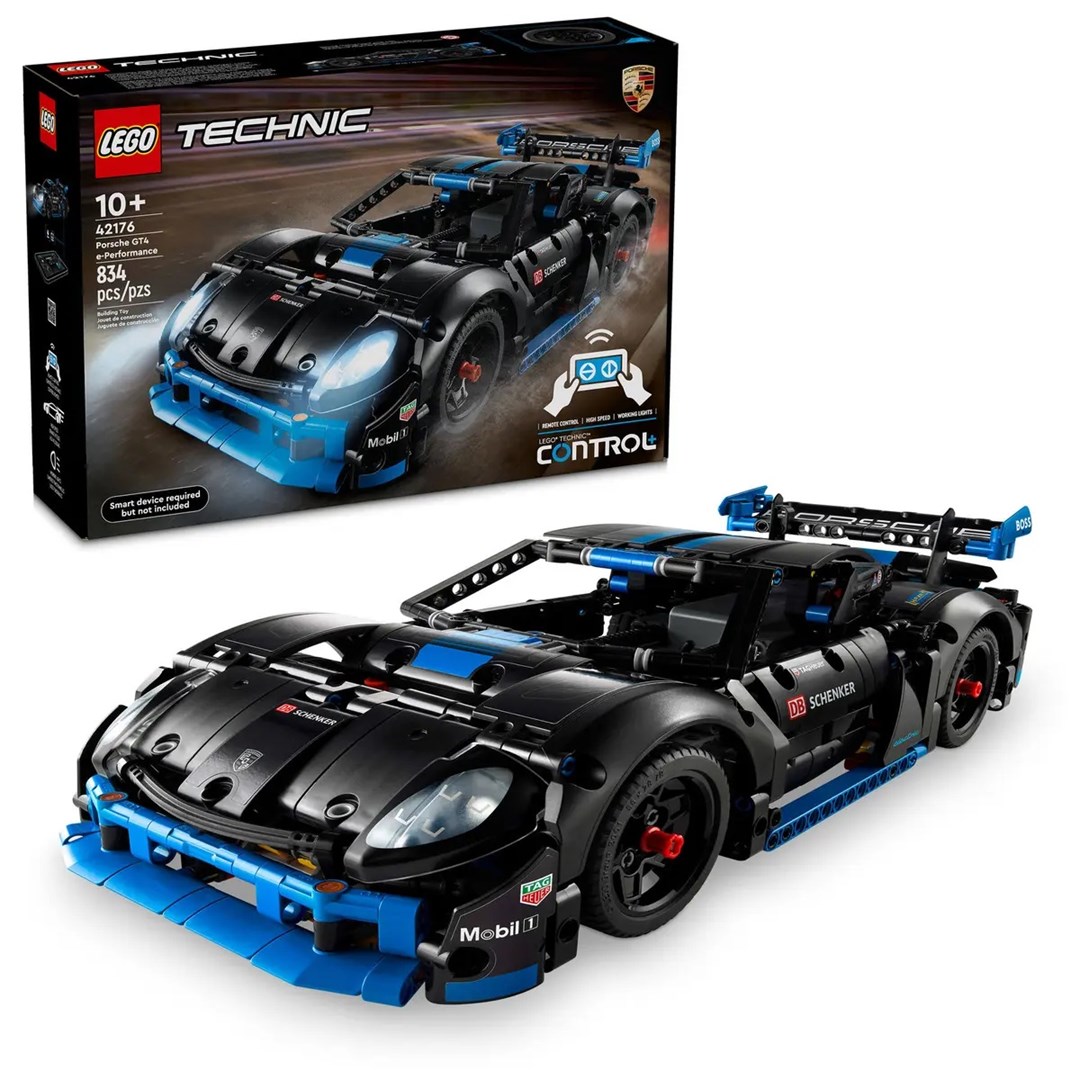 LEGO TECHNIC 42176 Porsche GT4 E-Performance Race Car