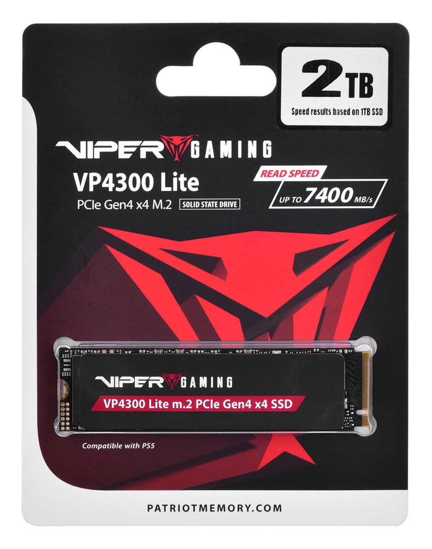 Patriot Memory VP4300 Lite 2 TB M.2 PCI Express 4.0 NVMe