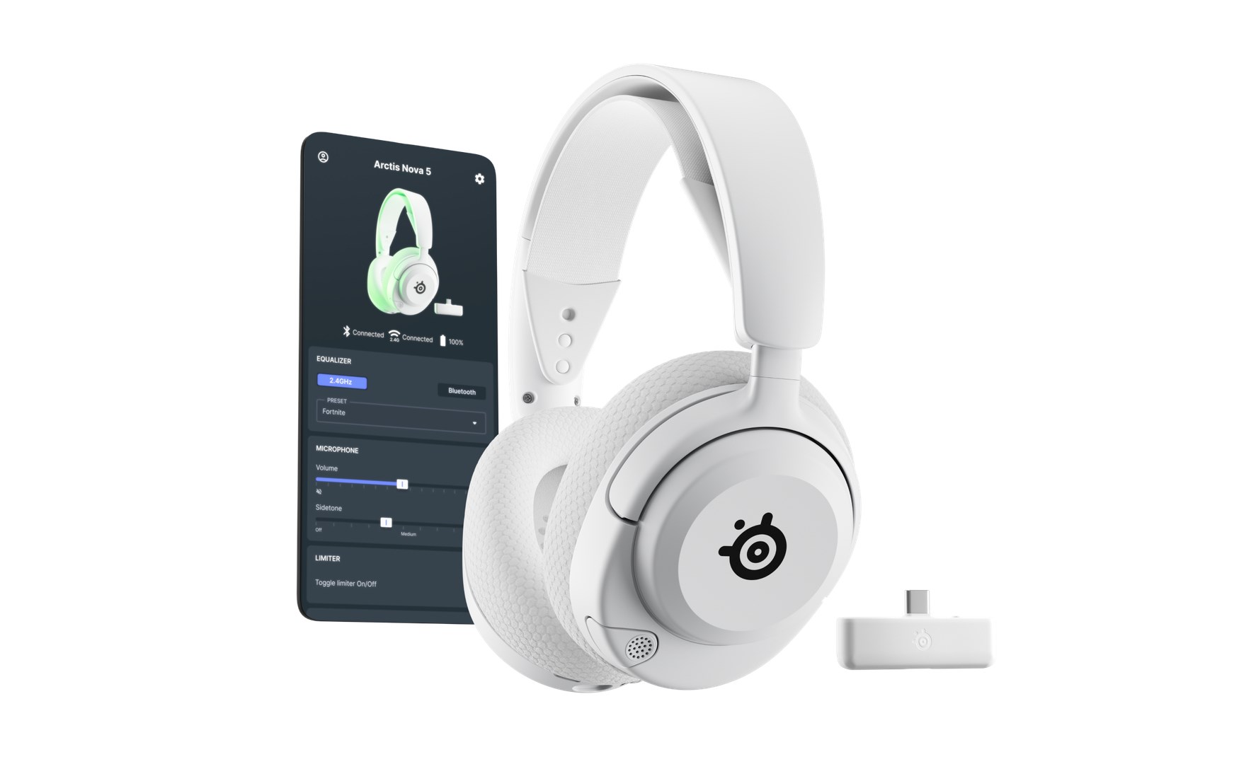 SteelSeries Arctis Nova 5X Over-Ear Headset White