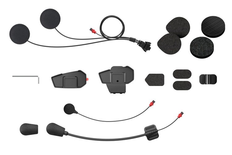 Sena SPIDER-ST1-A01 Mounting Kit For Intercom With Built-In Microphones And Loudspeakers Black