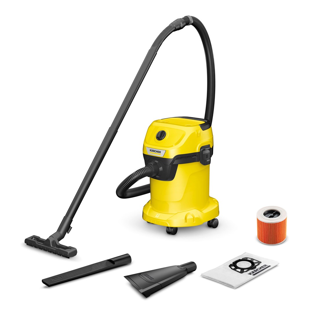 Universal Hoover KARCHER WD 3 V-17/4/35 Nozzles 17 L 1000 W (1.628-124.0) Black Yellow