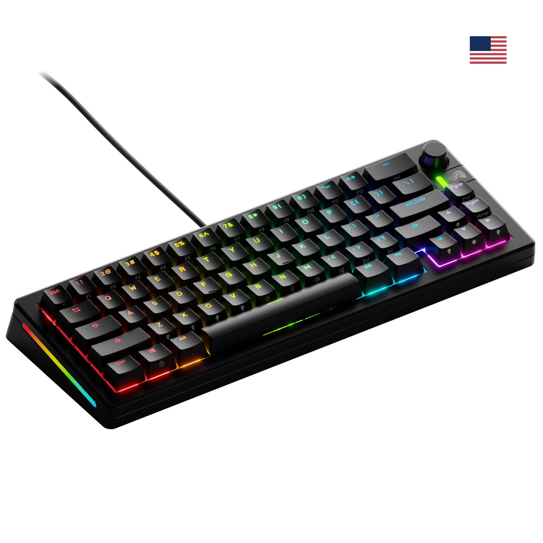 Glorious Gaming GMMK 3 65% Prebuilt Wired Black - US