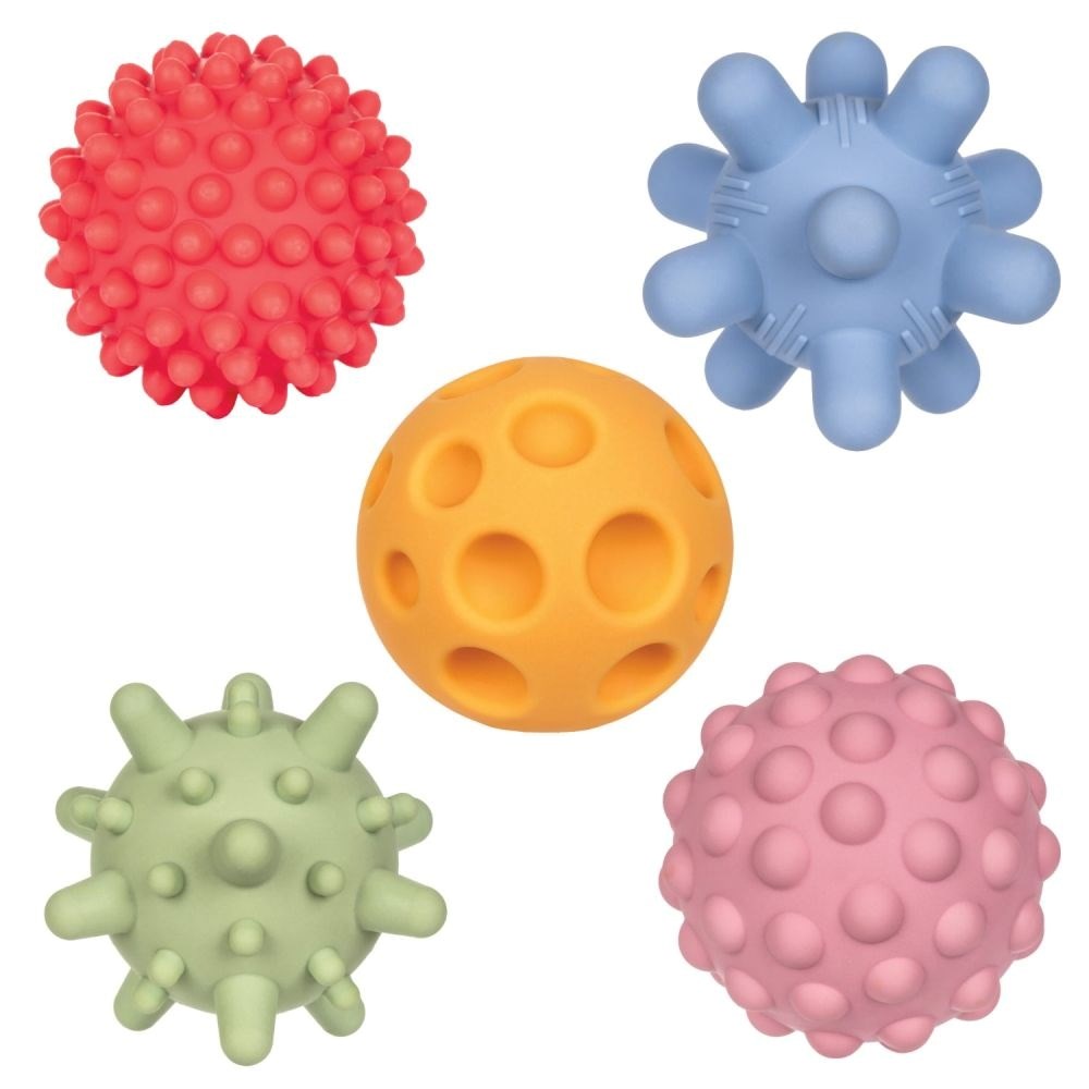 Sensory Balls Without Holes TULLO Pastel 5 Pcs