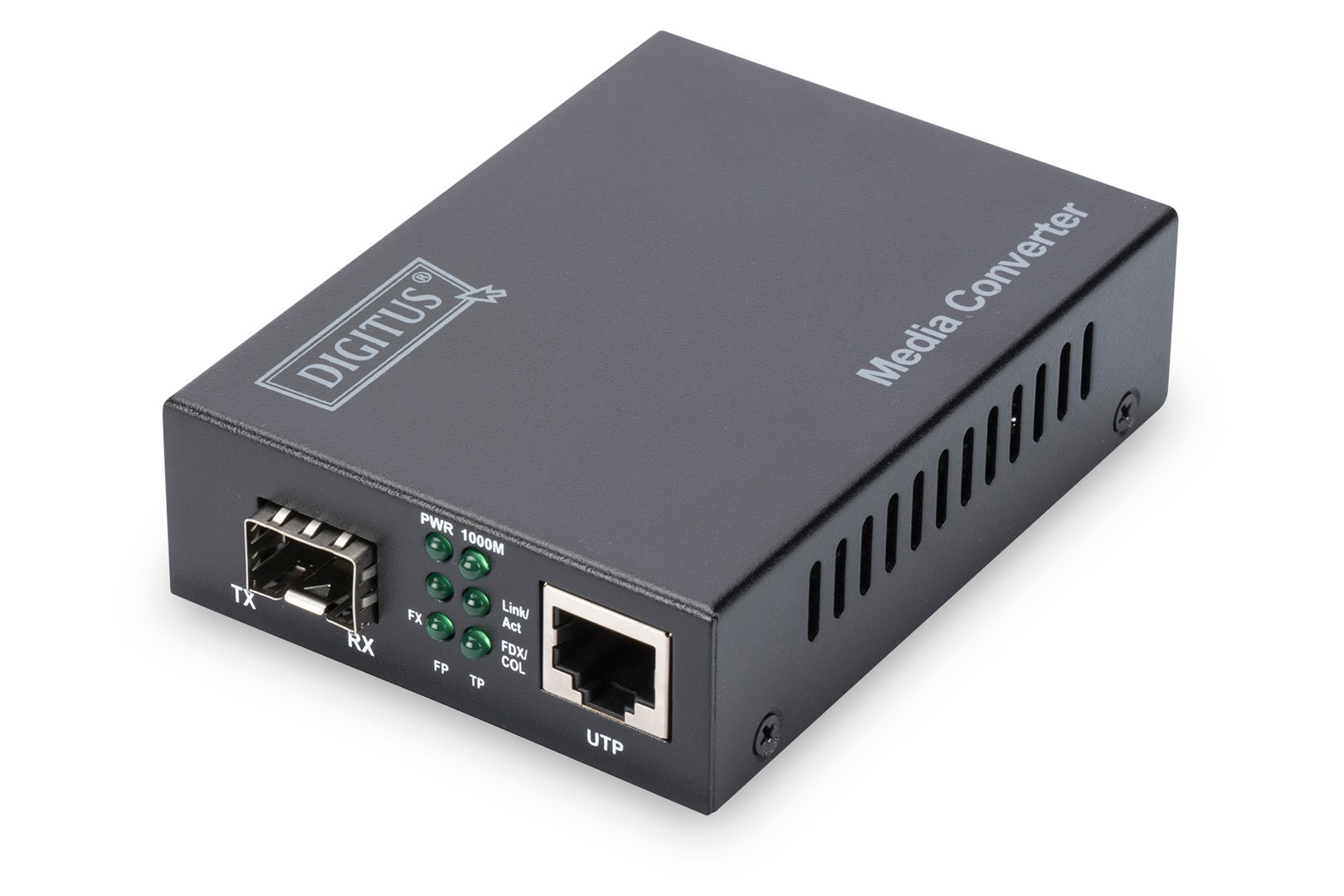 Gigabit Media Converter, RJ45 / SFP