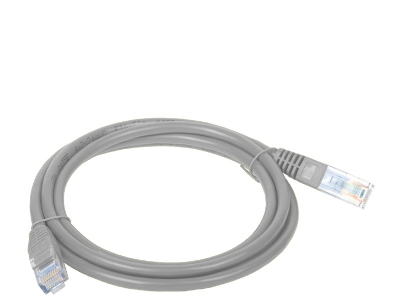 Alantec KKU5SZA2 networking cable Grey 2 m Cat5e U/UTP (UTP)