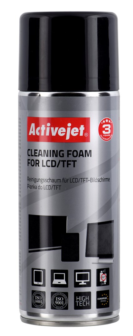 Activejet AOC-105 Cleaning Foam For LCD/TFT/Plasma Screens