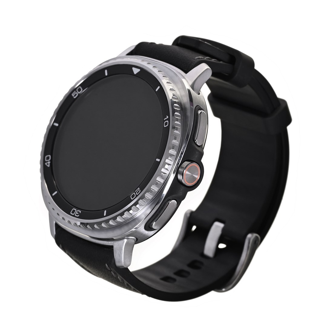 Samsung Galaxy Watch 8 Classic 3.3 cm (1.3") AMOLED 46 mm Digital 438 x 438 pixels Touchscreen Silver Wi-Fi GPS (satellite)