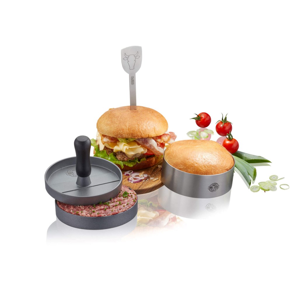 GEFU BBQ G-89494 - 3-Piece Burger Set