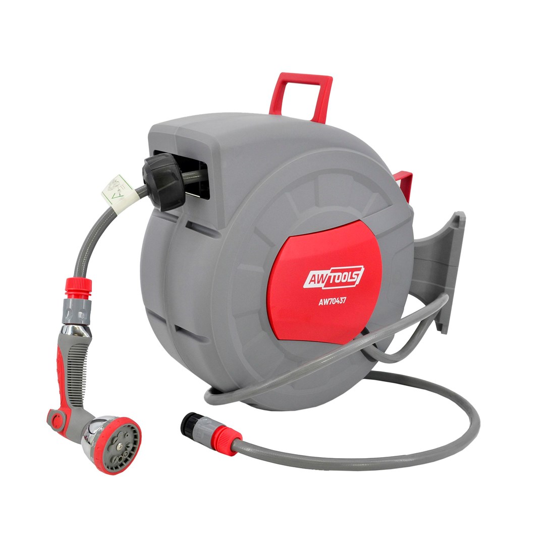 AW Garden Hose On Reel 1/2 20m