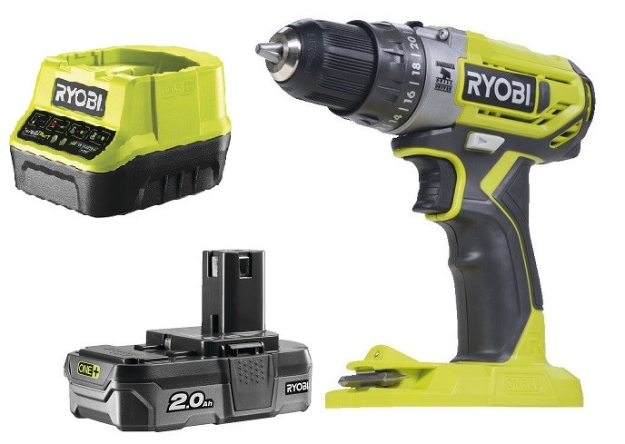 Cordless Hammer Drill R18PD2-120B 18V 1 2.0AH