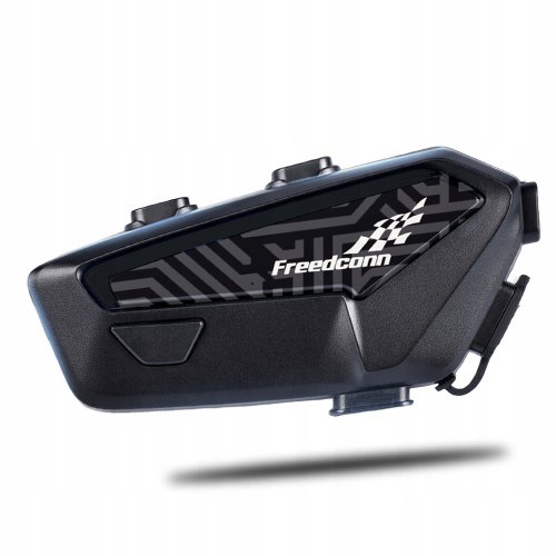 FreedConn F1 Plus V2 EU BT 5.4 EDR Motorcycle Intercom Range Up To 500 M SPEAKS POLISH