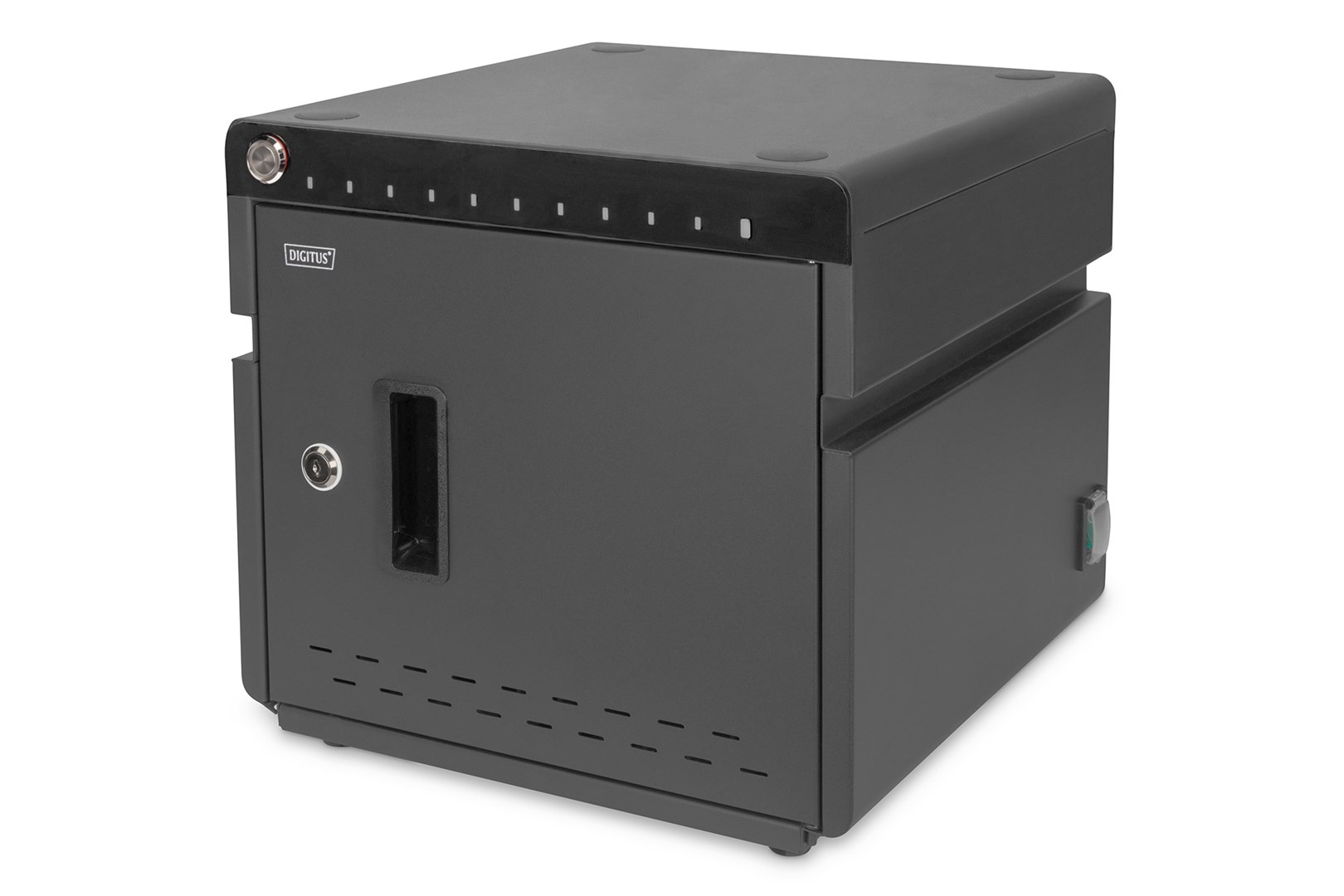 Mobile Desktop Charging Cabinet for 10 Notebooks/Tablets up to 13inch, UV-C, USB-C