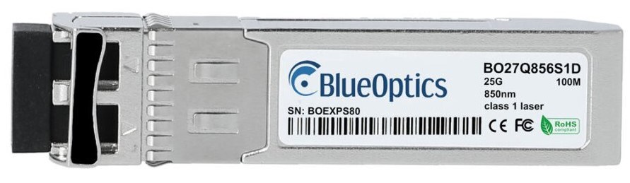 BlueOptics E25GSFP28SR-BO network transceiver module Fiber optic 250000 Mbit/s SFP28 850 nm