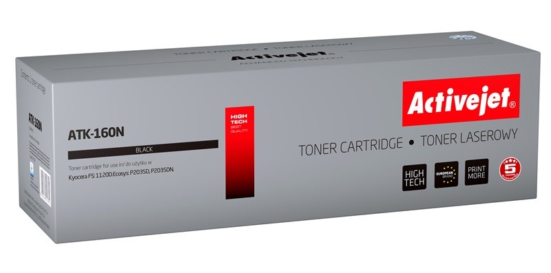Activejet ATK-160N toner (replacement for Kyocera TK-160; Supreme; 2500 pages; black)