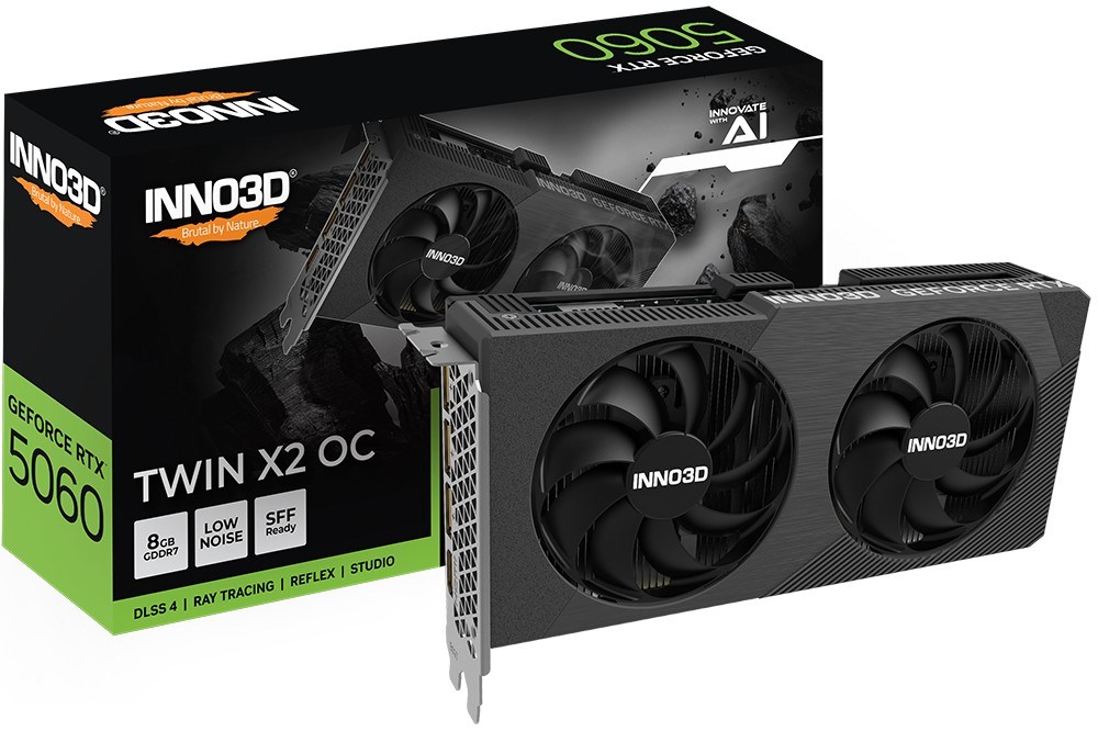 INNO3D GeForce RTX 5060 TWIN X2 OC V2 NVIDIA 8 GB GDDR7