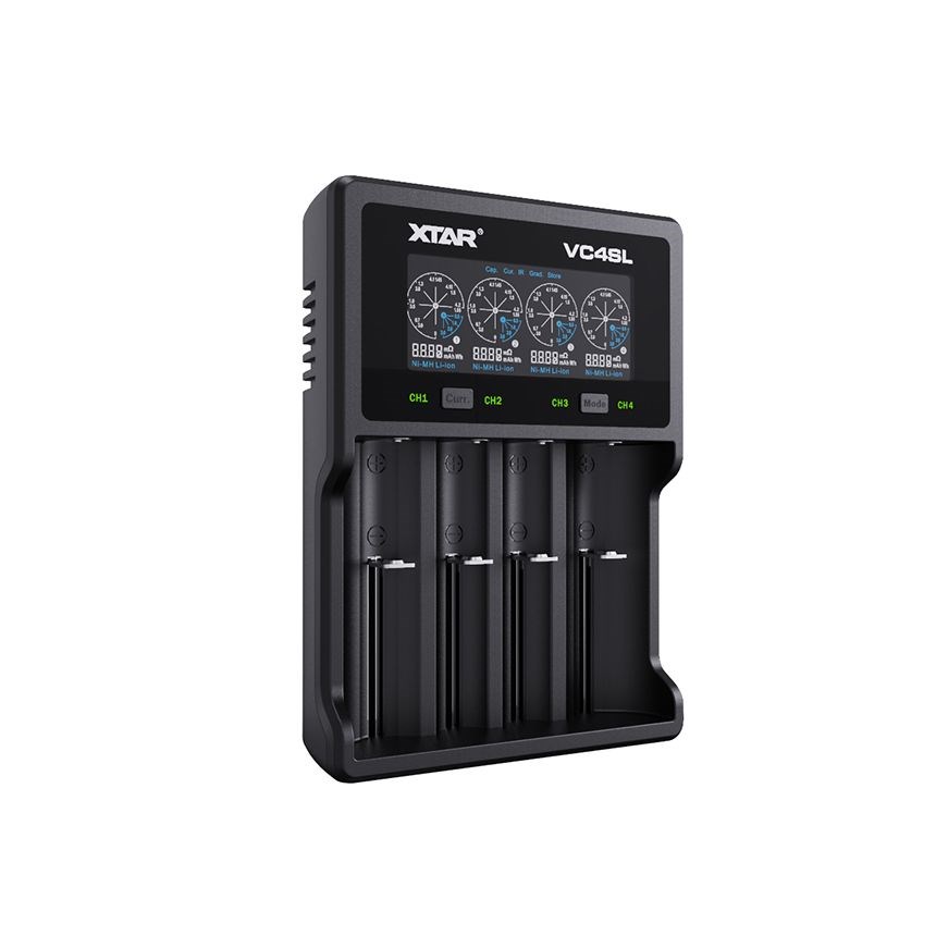 XTAR VC4SL Battery Charger To Li-Ion / Ni-MH / Ni-CD 18650