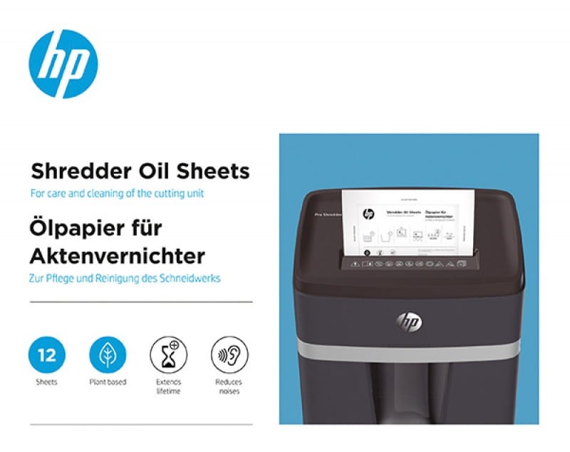 HP 9133 paper shredder accessory Lubricant sheets 12 pc(s)