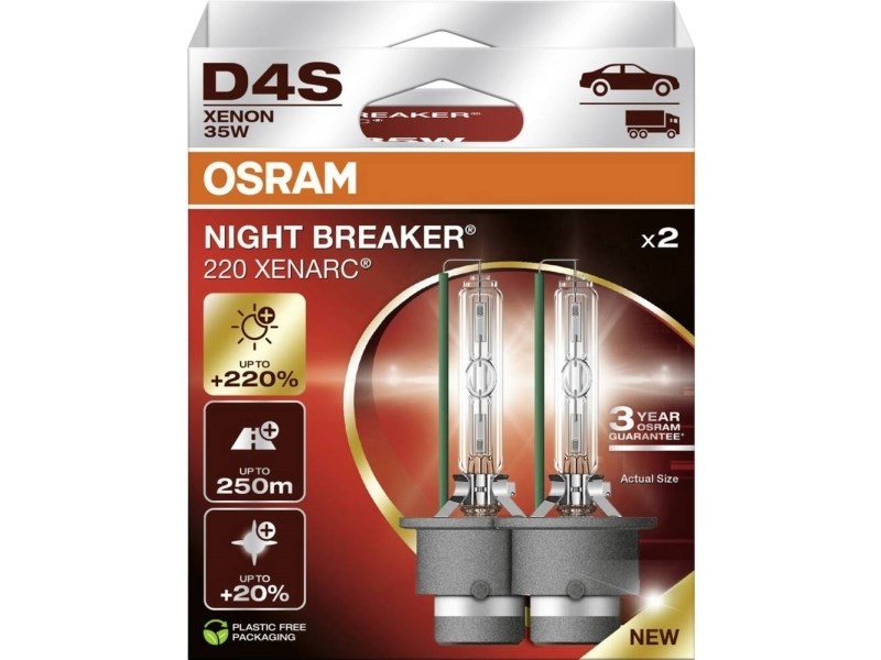 Bulb D4S 42V 35W P32D-5 NIGHT BREAKER 220 White 4