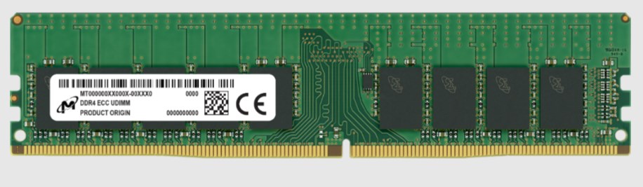 Micron MTA18ASF2G72AZ-3G2R1R memory module 16 GB 1 x 16 GB DDR4 288-pin DIMM ECC