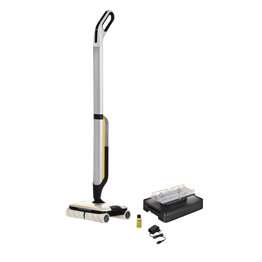 KäRcher FC 7 PLUS Electric Mop Battery Wet Bagless Silver 2.85 Ah