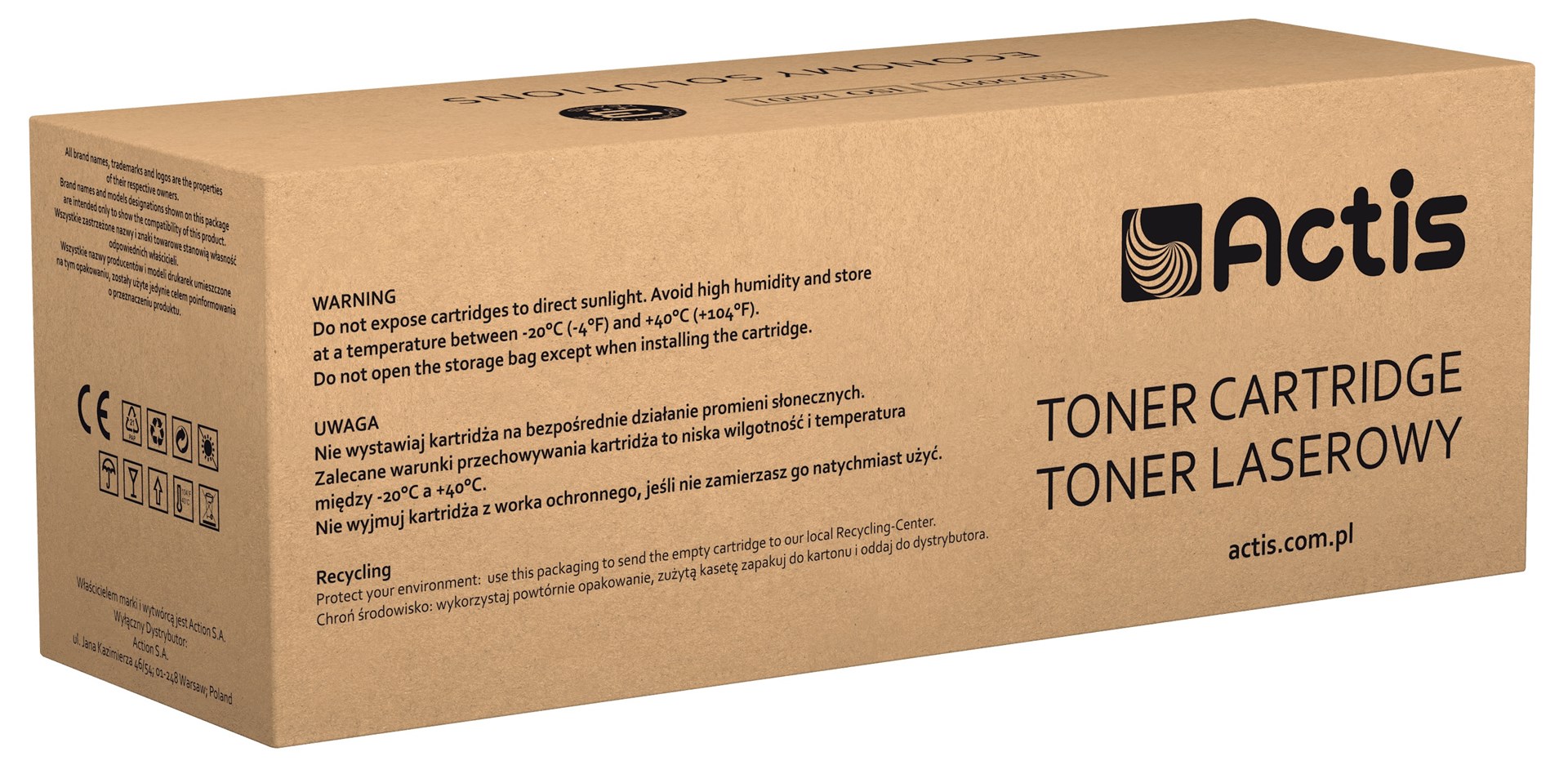 Actis TH-532A toner for HP, Canon printers; replacement HP 304A CC532A, Canon CRG-718Y; Standard; 3000 pages; yellow
