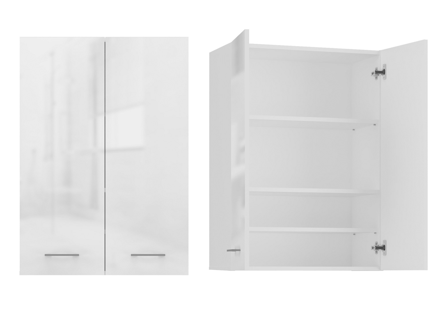Topeshop POLA MINI DD BPOŁ Bathroom Storage Cabinet White