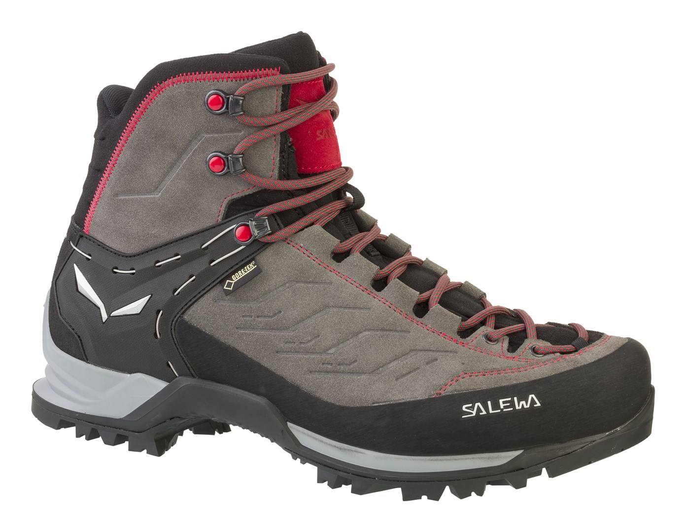 Salewa MTN Trainer Mid GTX Male Adult Charcoal Grey Red