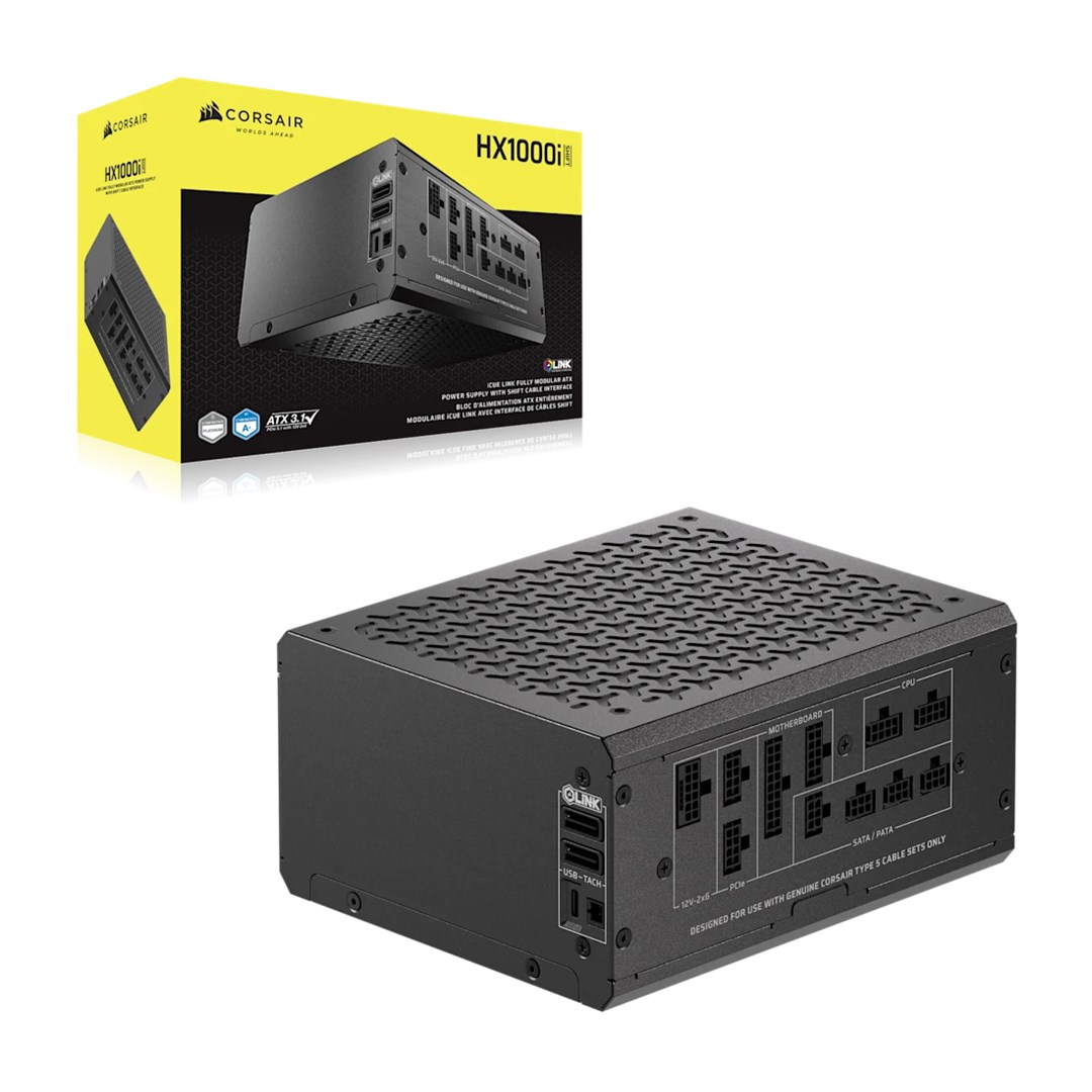 Corsair HX1000i power supply unit 1000 W 24-pin ATX ATX Black