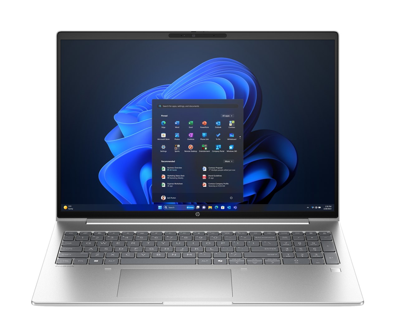 HP ProBook 4 G1iR 16-Inch Notebook PC Intel® Core™ I5 I5-1334U Laptop 40.6 Cm (16 ) WUXGA 16 GB DDR5-SDRAM 512 GB SSD Wi-Fi 6E (802.11ax) Windows 11 Pro Silver