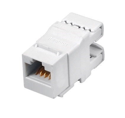 Q-LANTEC MKN-U6-1 Wire Connector RJ45 UTP Category 6 Unshielded White