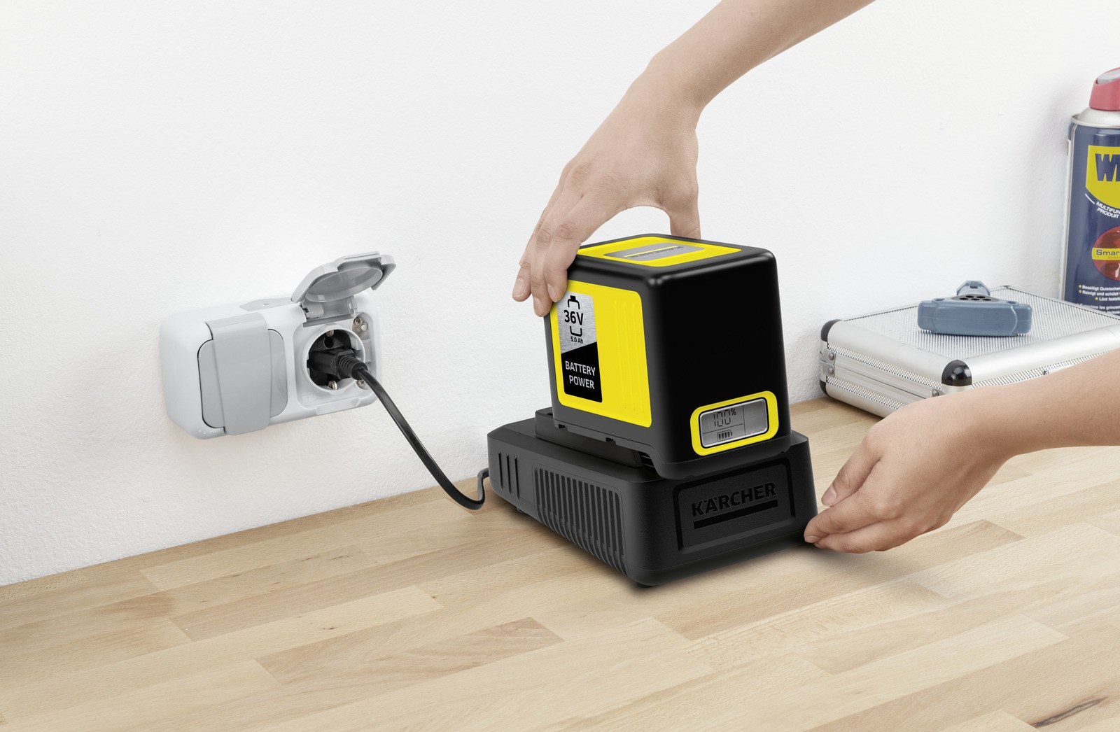 KäRcher 2.445-031.0 Cordless Tool Battery / Charger