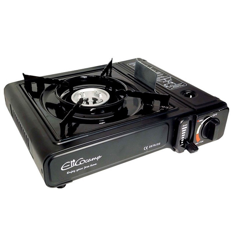 ELICO BDZ-155B Portable Camping Gas Stove For 2.2 KW Cartridges Piezo Ignition.