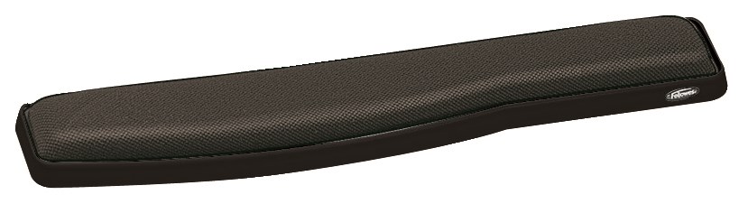 Fellowes Keyboard Wrist Rest - Premium Gel Wrist Rest with Non Skid Rubber Base - Adjustable Ergonomic Wrist Support for Computer, Laptop, Home Office Use - Black