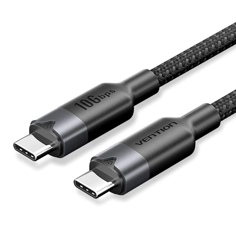 Vention USB 3.2 5A 10Gbps 1m BK USB-C To C Cable