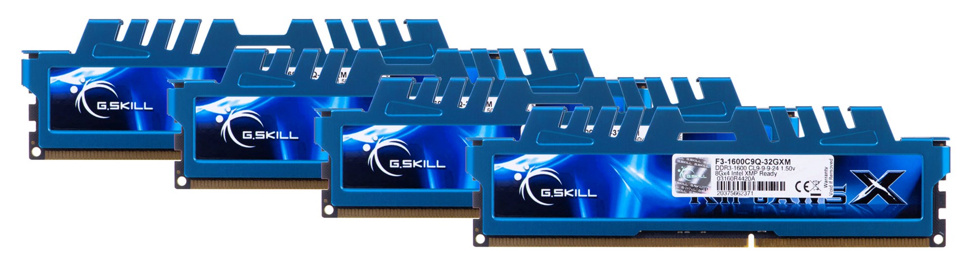G.Skill 32GB PC3-12800 Kit memory module 4 x 8 GB DDR3 240-pin DIMM