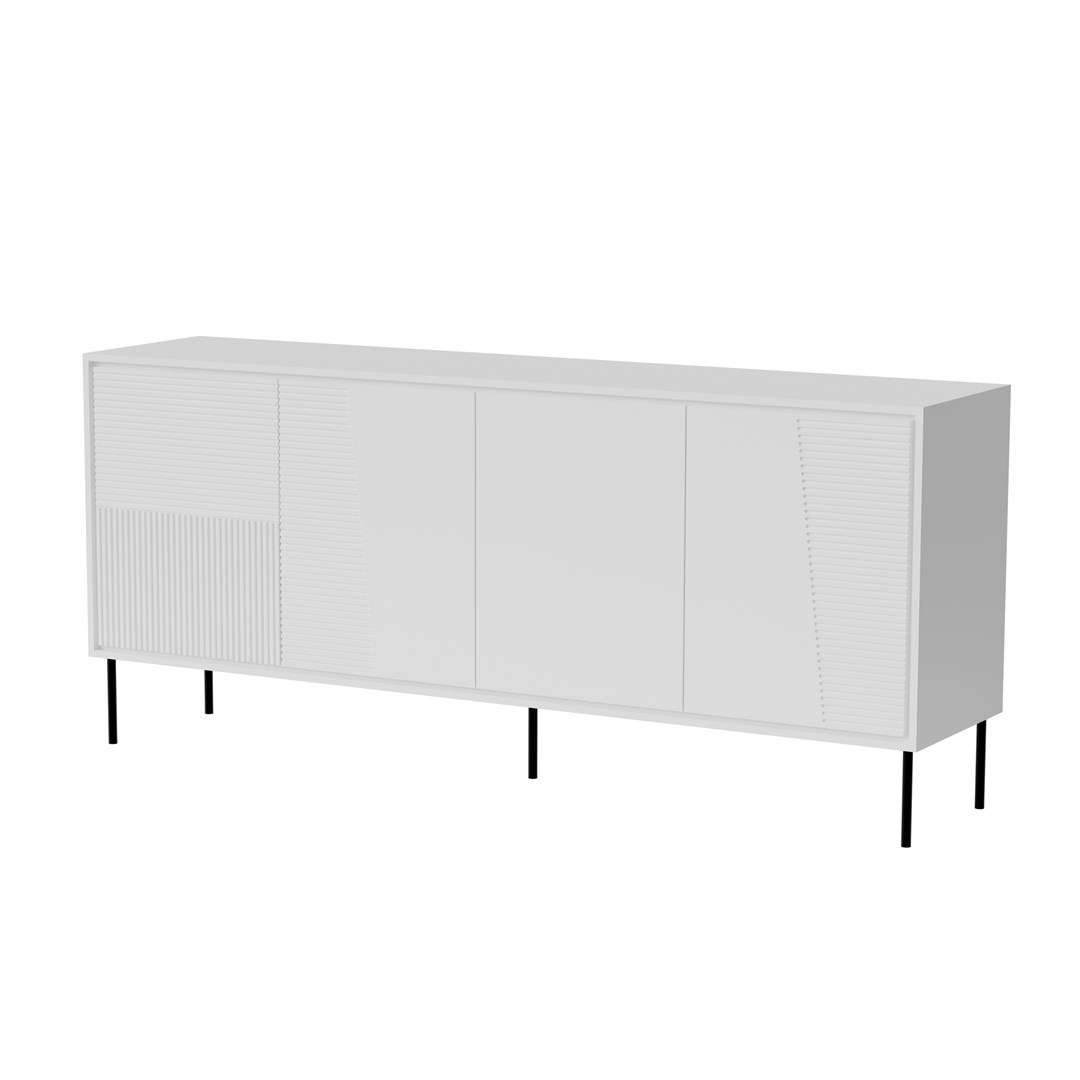 D ABI Chest Of Drawers 200x45x88 Matt White 4