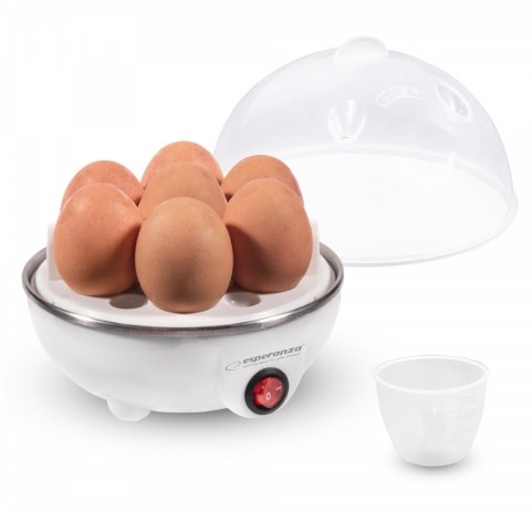 Esperanza EKE001 Egg Cooker 7 Egg(S) 350 W White