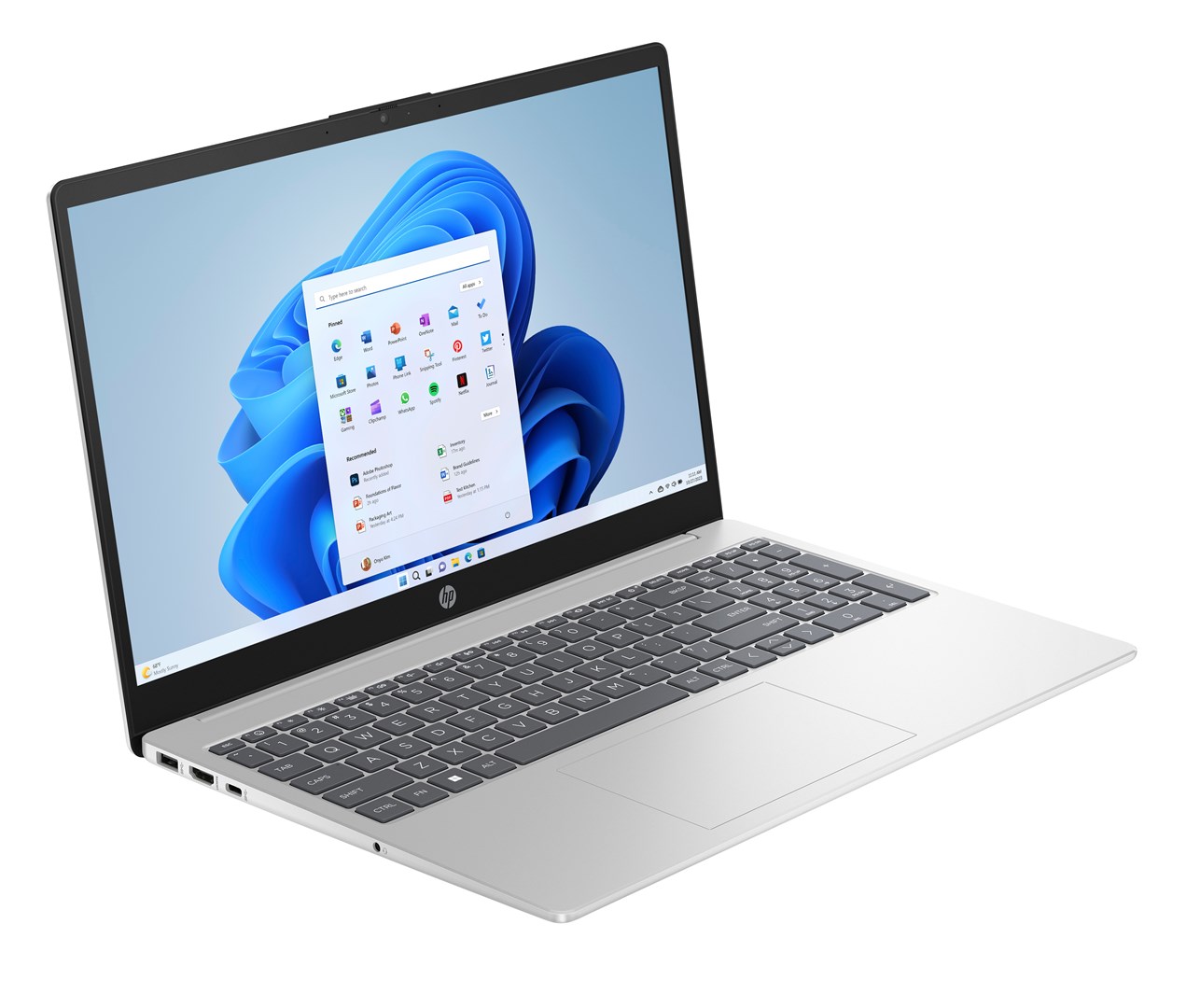 HP 15-Fc0217nw AMD Ryzen™ 7 5825U Laptop 39.6 Cm (15.6 ) Full HD Display 16 GB DDR4 SDRAM 512 GB SSD Wi-Fi 6 (802.11ax) Windows 11 Home Silver