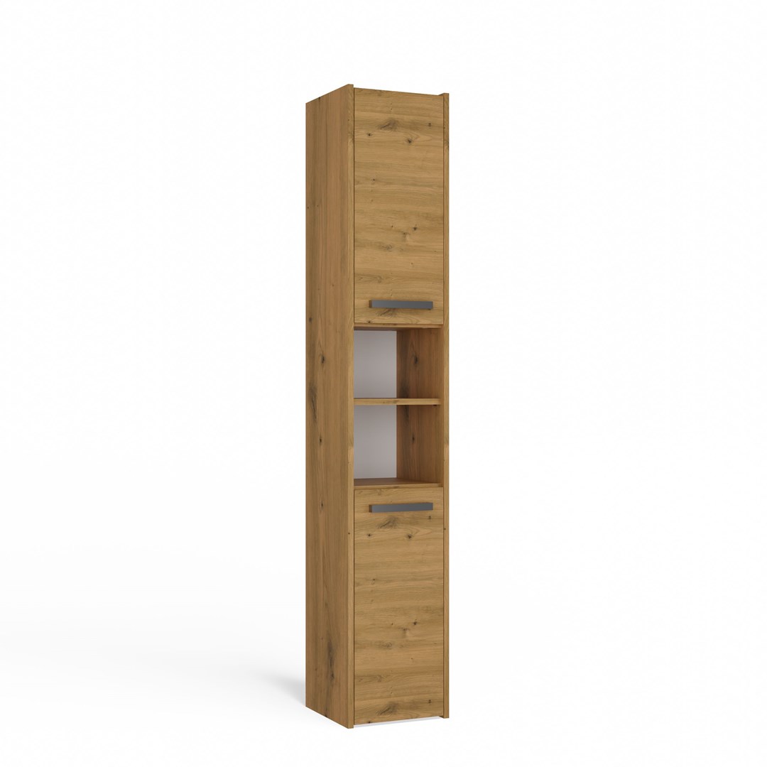 Topeshop S30 ARTISAN Bathroom Storage Cabinet Oak
