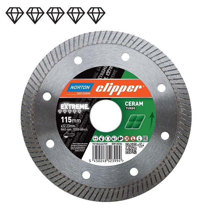 Extreme Ceramic H9 Diamond Blade 230 X 25.4 Mm