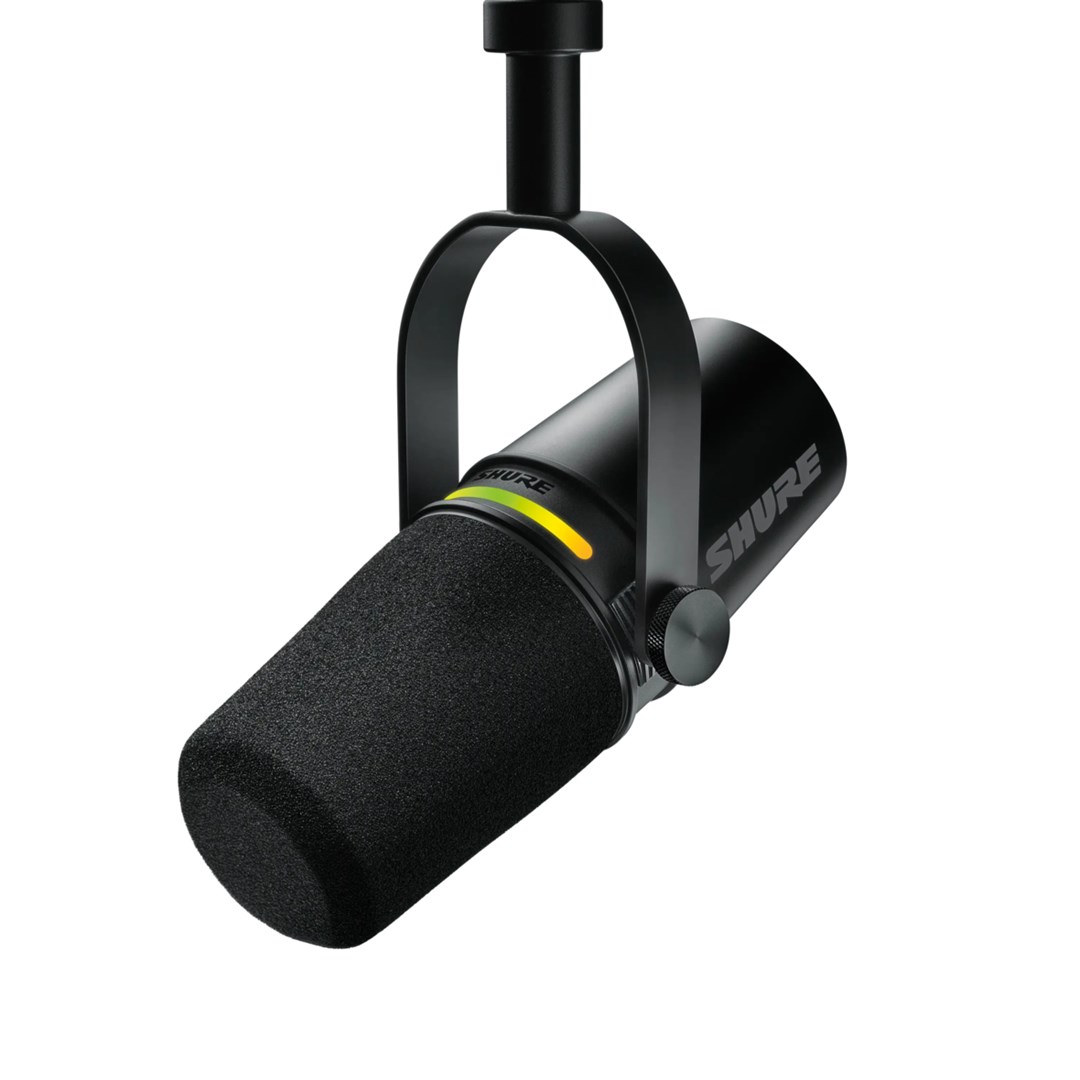 Shure MV7 K-BNDL - Lectern/Vocal Microphone With XLR/USB-C Connector Black Desk Stand GATOR