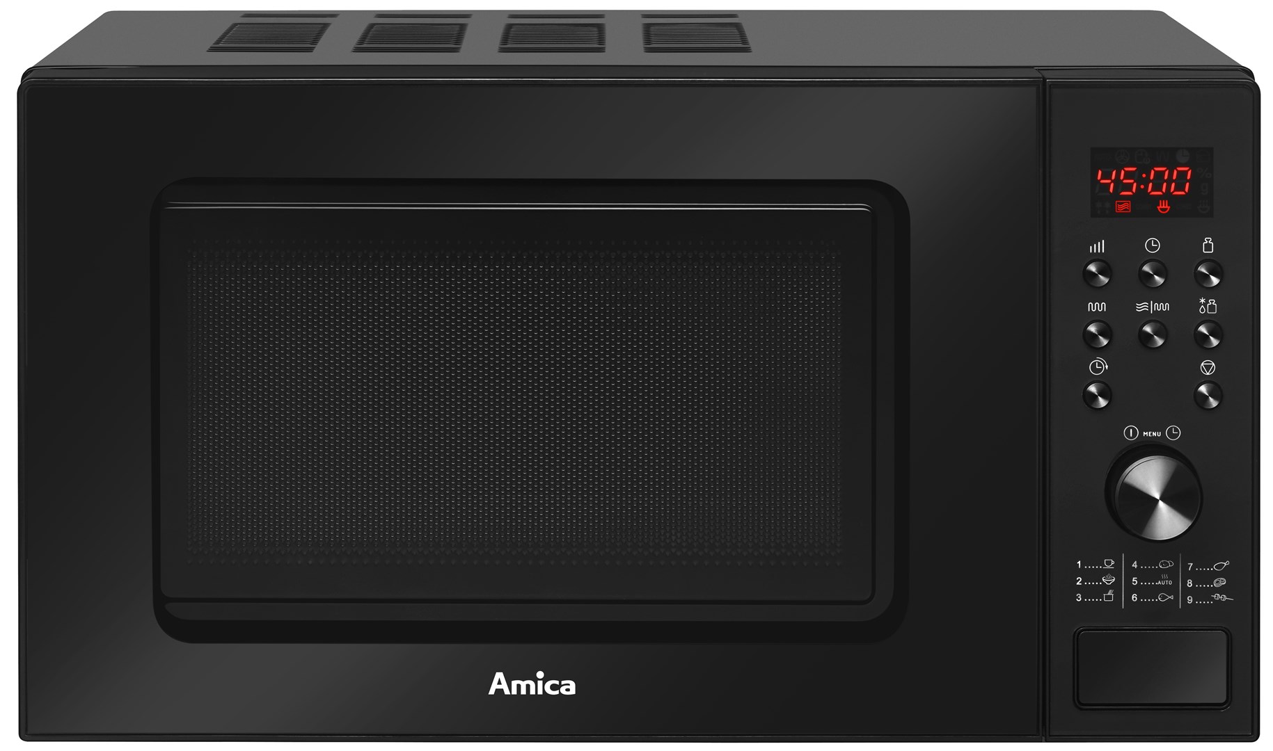 Amica AMGF20E1GB Microwave Countertop Grill Microwave 20 L 700 W Black