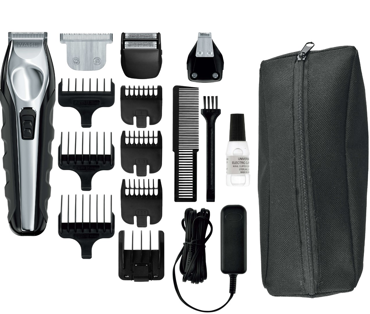 Wahl 09888-1216 Beard Trimmer Black Stainless Steel