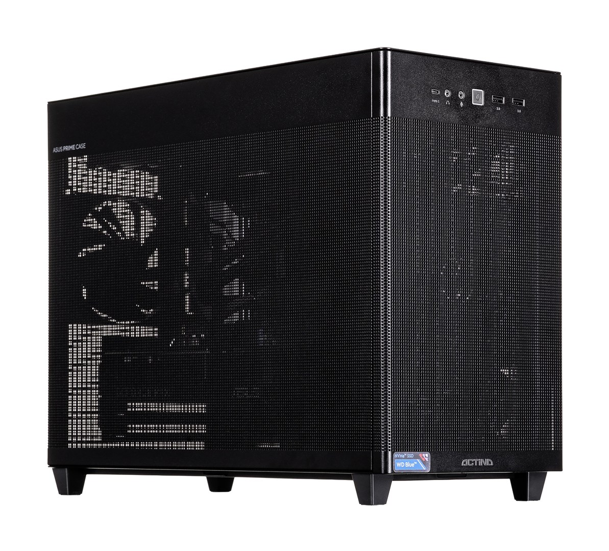 Actina 5901443431817 PC AMD Ryzen™ 7 9700X 32 GB DDR5-SDRAM 1 TB SSD NVIDIA GeForce RTX 5070 Windows 11 Home Mini Tower Black