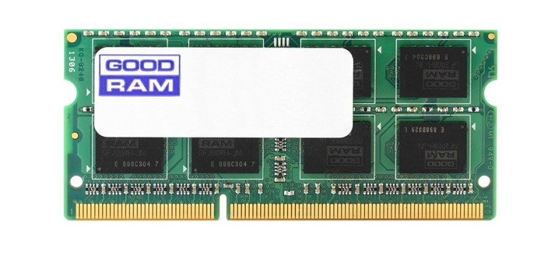 Goodram W-HP16S08G memory module 8 GB 1 x 8 GB DDR3 204-pin SO-DIMM